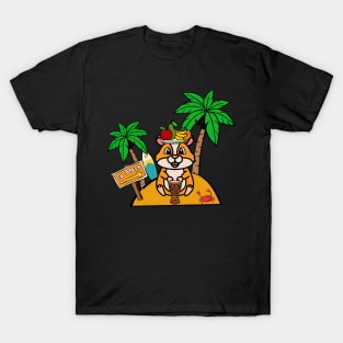 Hamster on an island T-Shirt